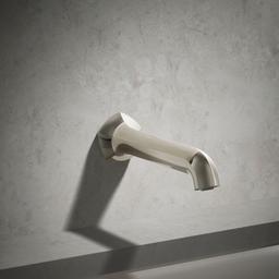 Kohler Occasion Wall-mount Bath Spout with Straight Design, 8'' - Vibrant Polished Nickel - image 2