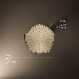 Kohler Occasion 8'' Single-function Rainhead, 1.75 Gpm - Vibrant Brushed Bronze - image 3