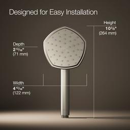 Kohler Occasion Single-function Handshower, 1.75 Gpm - Vibrant Brushed Nickel - image 3