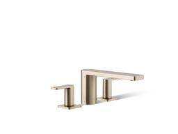 Kohler Parallel Deck-mount Bath Faucet - Vibrant Brushed Bronze - image 1