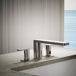 Kohler Parallel Deck-mount Bath Faucet - Vibrant Titanium - image 2