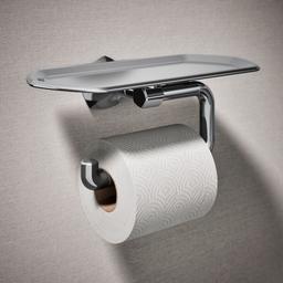 Kohler Occasion Toilet Paper Holder with Tray - Polished Chrome - image 2