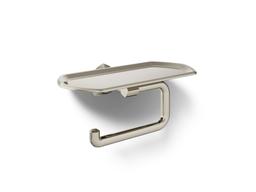 Kohler Occasion Toilet Paper Holder with Tray - Vibrant Polished Nickel - image 1