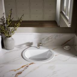 Bryant 19'' round drop-in bathroom sink - image 9