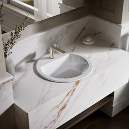 Bryant 19'' round drop-in bathroom sink - image 2