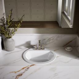 Bryant 19'' round drop-in bathroom sink - image 9