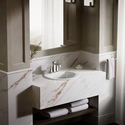 Bryant 19'' round drop-in bathroom sink - image 4