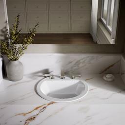 Bryant 19'' round drop-in bathroom sink - image 9