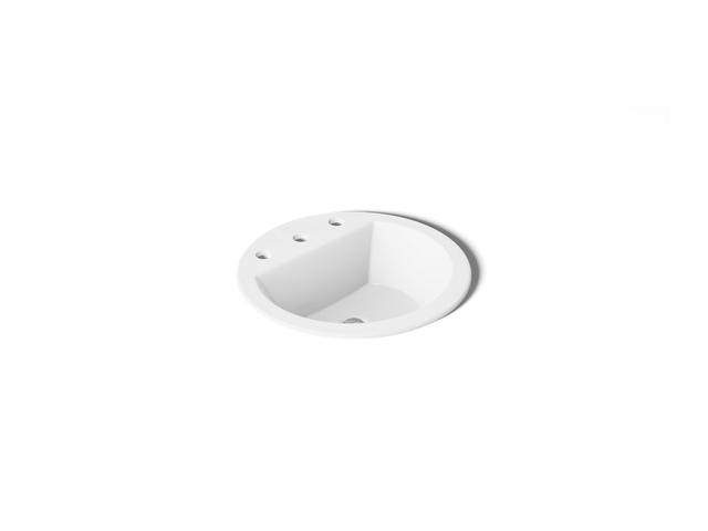 Bryant 19'' round drop-in bathroom sink