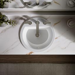 Bryant 19'' round drop-in bathroom sink - image 10