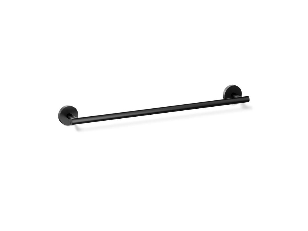 Elate 18'' towel bar - Matte Black by Kohler