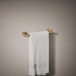 Elate 12'' towel bar - Vibrant Brushed Moderne Brass - image 2