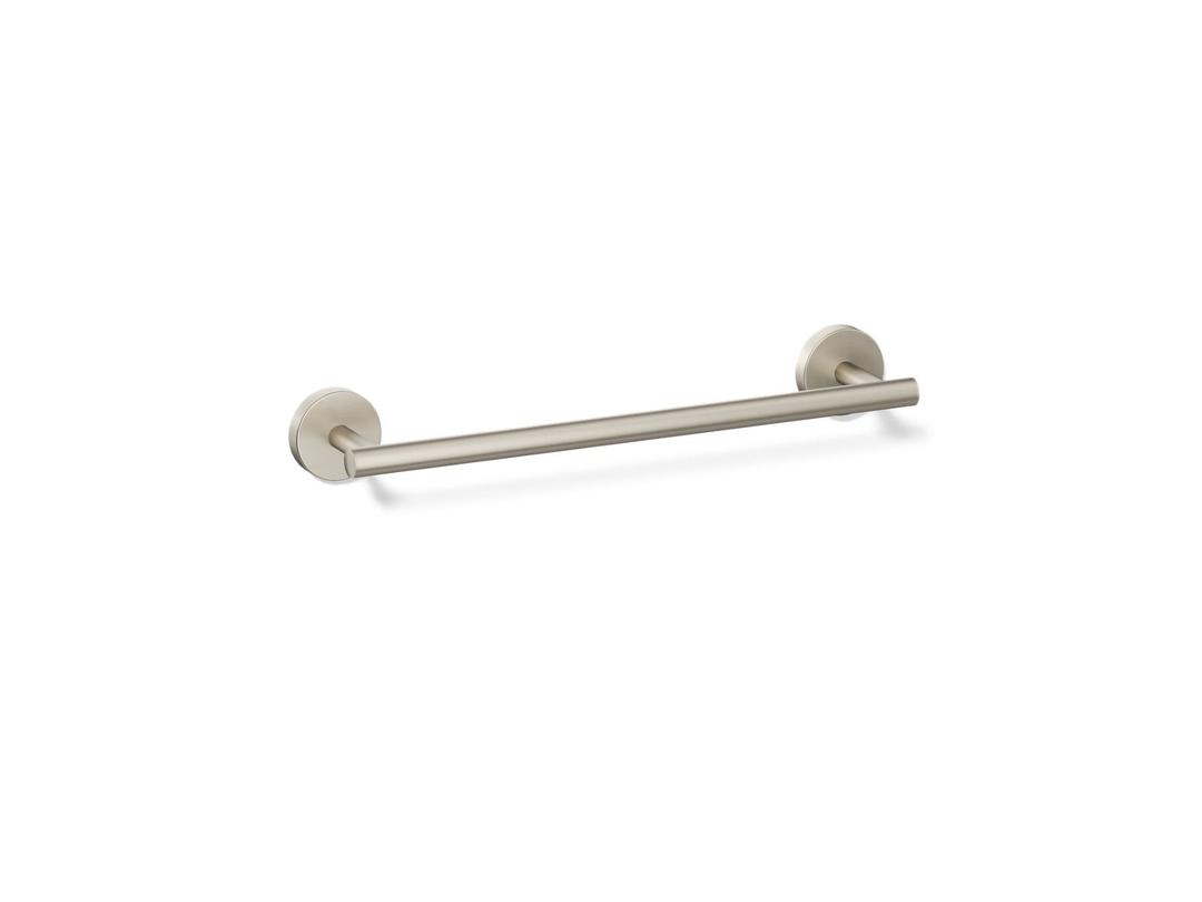 Elate 12'' towel bar - Vibrant Brushed Nickel by Kohler