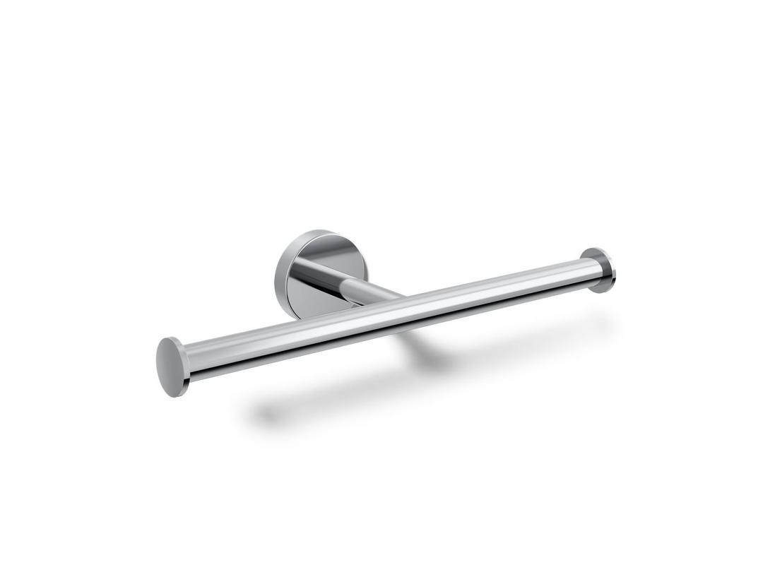 Elate Double toilet paper holder - Polished Chrome by Kohler