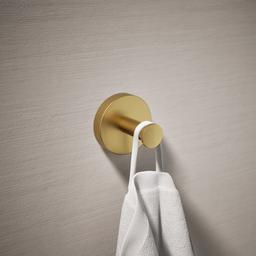 Elate Robe hook - Vibrant Brushed Moderne Brass - image 2