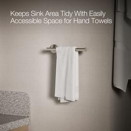 Elate 9'' towel arm - Vibrant Brushed Nickel - image 4
