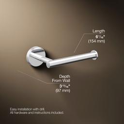 Elate Toilet paper holder - Polished Chrome - image 3