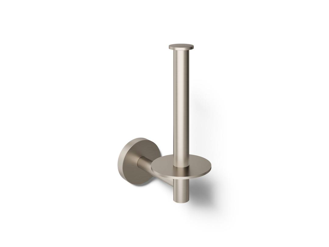 Elate Vertical toilet paper holder - Vibrant Brushed Nickel by Kohler