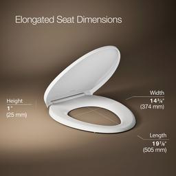 Glissade ReadyLatch Quiet-CloseE elongated toilet seat - image 3