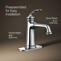 Bellera Single-handle bathroom sink faucet, 1.2 gpm - image 3