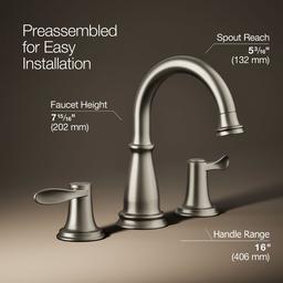 Bellera Widespread bathroom sink faucet, 0.5 gpm - image 3