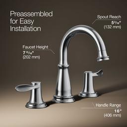 Bellera Widespread bathroom sink faucet, 1.2 gpm - image 3