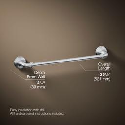 Bellera 18'' towel bar - image 3