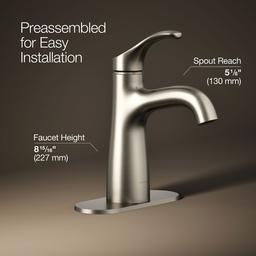 Simplice Single-handle bathroom sink faucet, 1.2 gpm - image 3