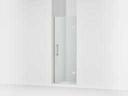 ComposedE Frameless pivot shower door, 71-5/8'' H x 27-5/8 - 28-3/8'' W, with 3/8'' thick Crystal Clear glass - image 1