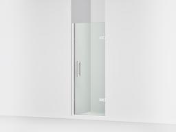 ComponentsE Frameless pivot shower door, 71-5/8'' H x 27-5/8 - 28-3/8'' W, with 3/8'' thick Crystal Clear glass - image 1