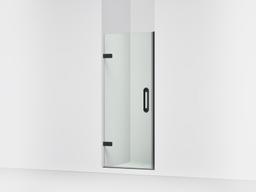 ComponentsE Frameless pivot shower door, 71-5/8'' H x 29-5/8 - 30-3/8'' W, with 3/8'' thick Crystal Clear glass - image 1