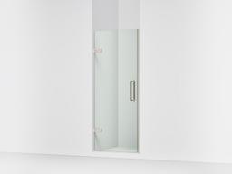 ComponentsE Frameless pivot shower door, 71-5/8'' H x 29-5/8 - 30-3/8'' W, with 3/8'' thick Crystal Clear glass - image 1