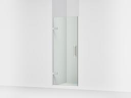 ComponentsE Frameless pivot shower door, 71-5/8'' H x 29-5/8 - 30-3/8'' W, with 3/8'' thick Crystal Clear glass - image 1