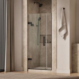 ComposedE Frameless pivot shower door, 71-9/16'' H x 33-5/8 - 34-3/8'' W, with 3/8'' thick Crystal Clear glass - image 2