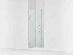 ComposedE Frameless pivot shower door, 71-9/16'' H x 33-5/8 - 34-3/8'' W, with 3/8'' thick Crystal Clear glass - image 1