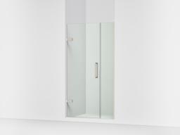 ComposedE Frameless pivot shower door, 71-9/16'' H x 39-5/8 - 40-3/8'' W, with 3/8'' thick Crystal Clear glass - image 1