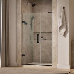 ComponentsE 71-3/4'' H pivot shower door with 3/8''-thick glass - image 2
