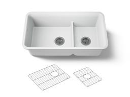 Cairn Smart Divide 33-1/2'' undermount double-bowl kitchen sink - image 1