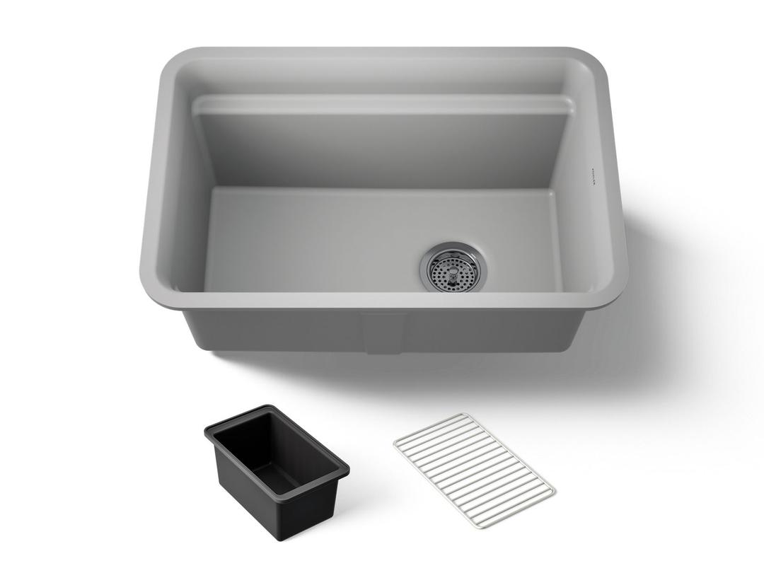 Cairn 27-1/2'' undermount single-bowl utility sink by Kohler