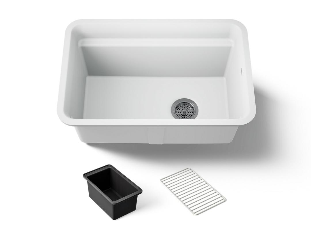 Cairn 27-1/2'' undermount single-bowl utility sink by Kohler