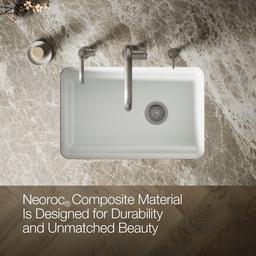 Cairn 27-1/2'' undermount single-bowl utility sink - image 4