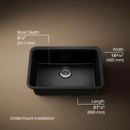 Cairn 27-1/2'' undermount single-bowl kitchen sink - image 3