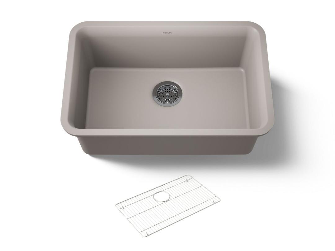 Cairn 27-1/2'' undermount single-bowl kitchen sink by Kohler