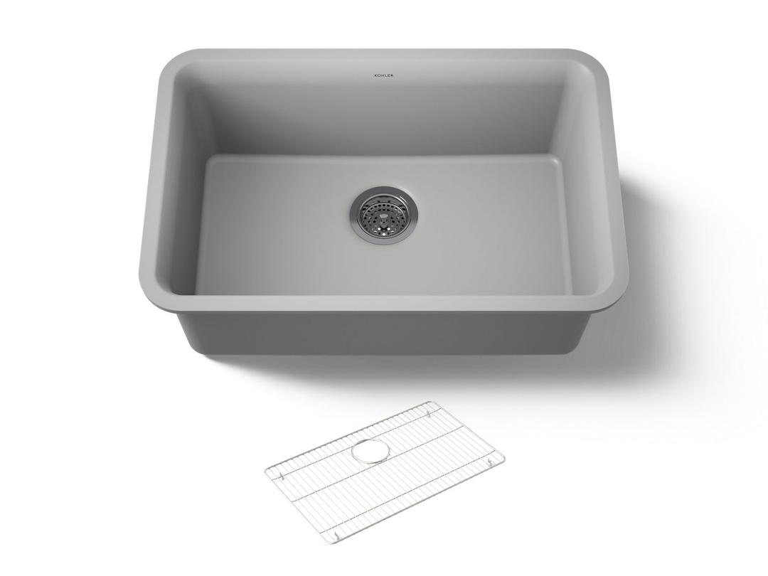 Cairn 27-1/2'' undermount single-bowl kitchen sink by Kohler