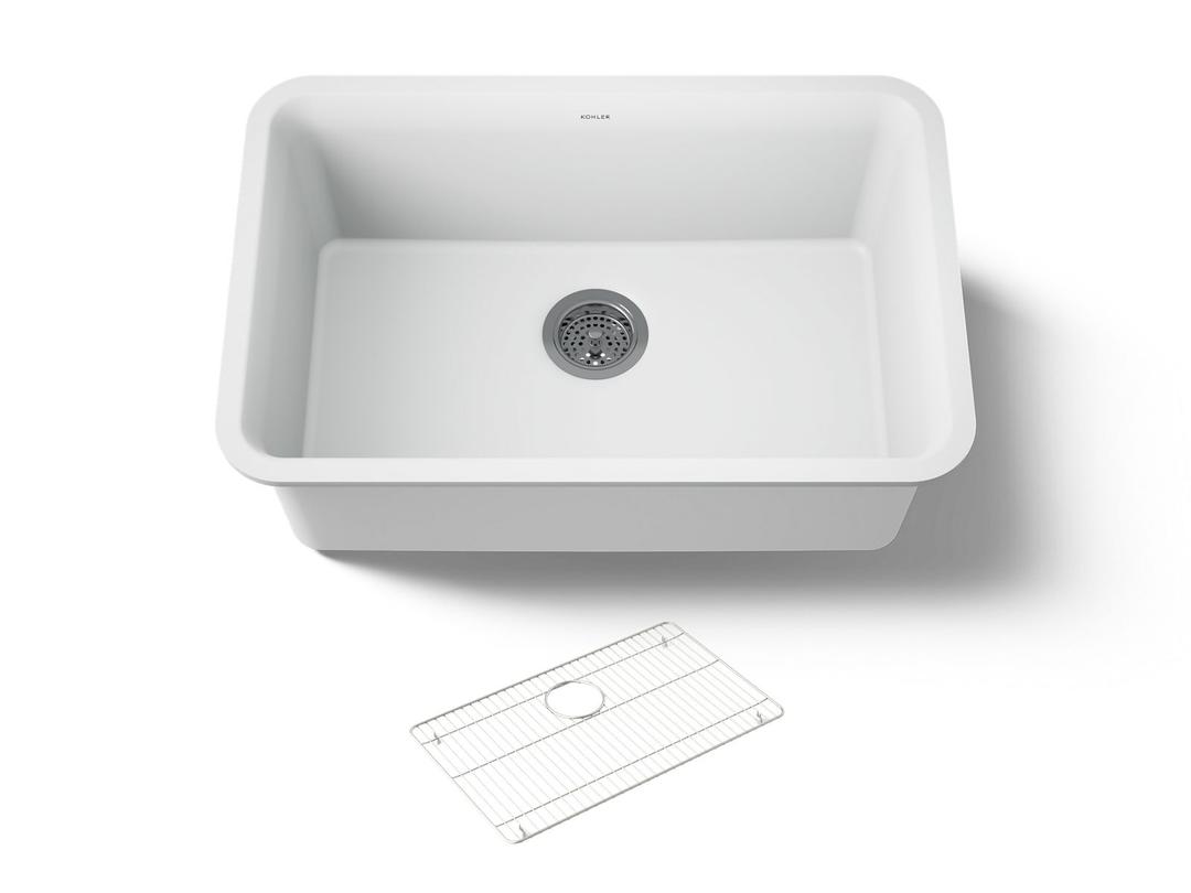 Cairn 27-1/2'' undermount single-bowl kitchen sink by Kohler