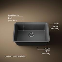 Cairn 27-1/2'' undermount single-bowl kitchen sink - image 3