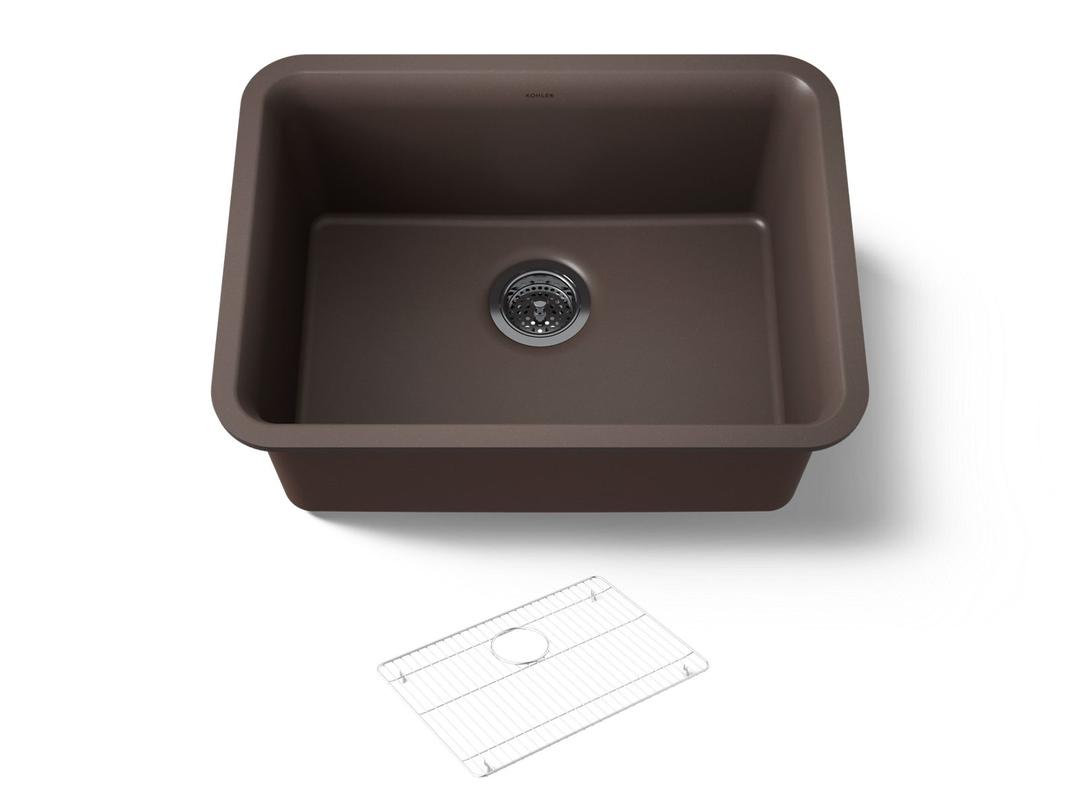 Cairn 24-1/2'' undermount single-bowl kitchen sink by Kohler