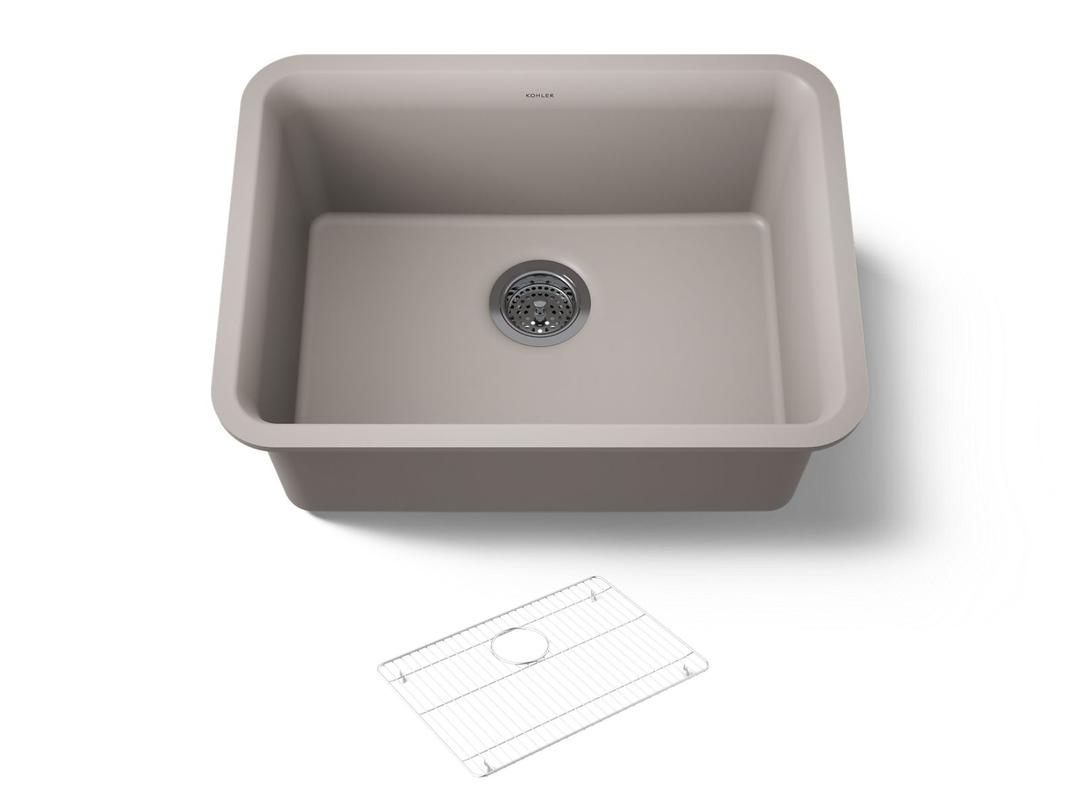 Cairn 24-1/2'' undermount single-bowl kitchen sink by Kohler