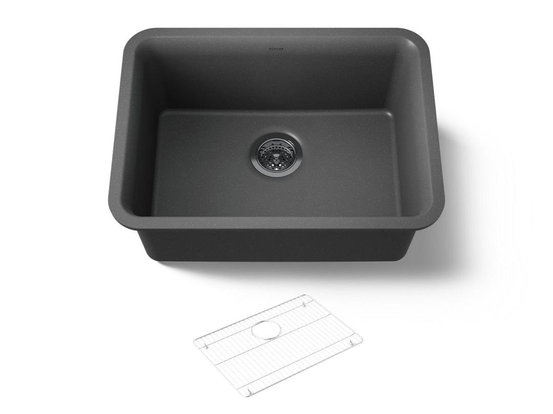 Cairn 24-1/2'' undermount single-bowl kitchen sink by Kohler