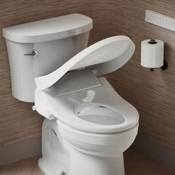 Purewash E815 Round-Front Bidet Toilet Seat With Remote Control - image 9